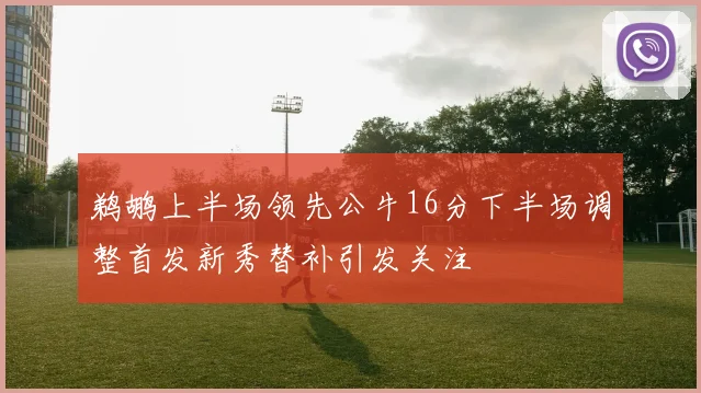 鹈鹕上半场领先公牛16分下半场调整首发新秀替补引发关注