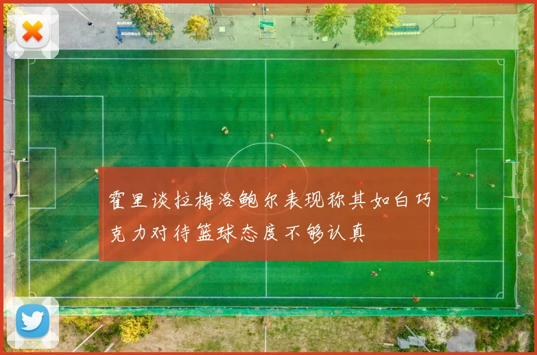 霍里谈拉梅洛鲍尔表现称其如白巧克力对待篮球态度不够认真